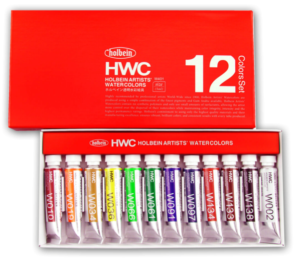 Holbein Artist Watercolors Set of 12
